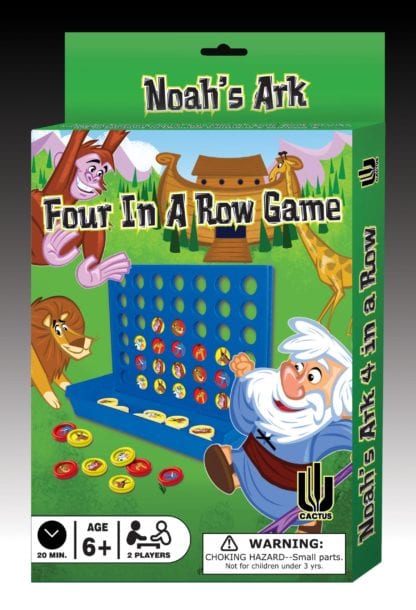 Four in a Row Game - Noah's Ark Edition